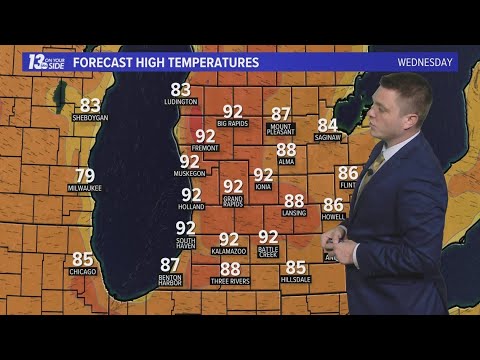 13 On Your Side Forecast: Hazy and Hot Weather This Week - YouTube
