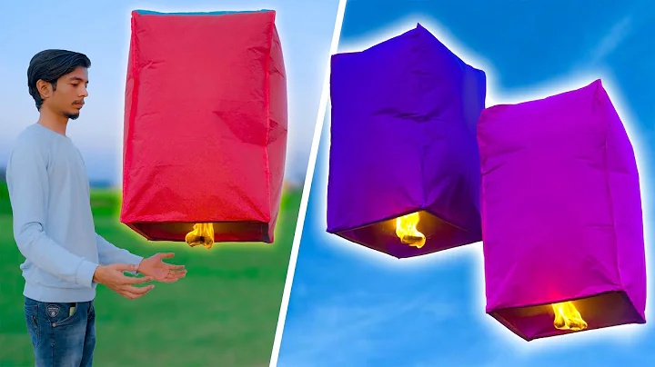 How To Make A Hot Air Balloon at Home | Easy Sky Lantern | DIY Project