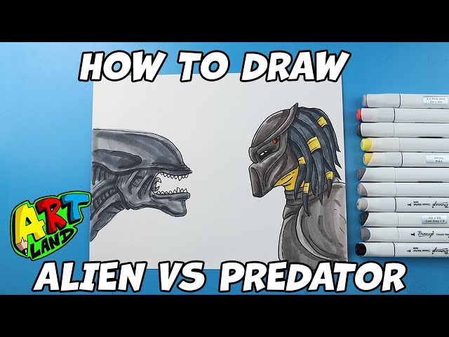 Alien VS Predator by Danny Cruz, in Royce Viso's Alien VS Predator Sketches  and Commissions Comic Art Gallery Room