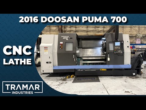 2016 Doosan Puma 700 Used CNC Lathe For Sale - video from Tramar Industries