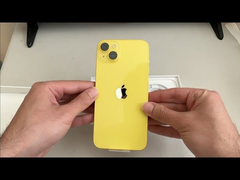 iPhone 14 Plus in Yellow Unboxing - All new iPhone color! - YouTube
