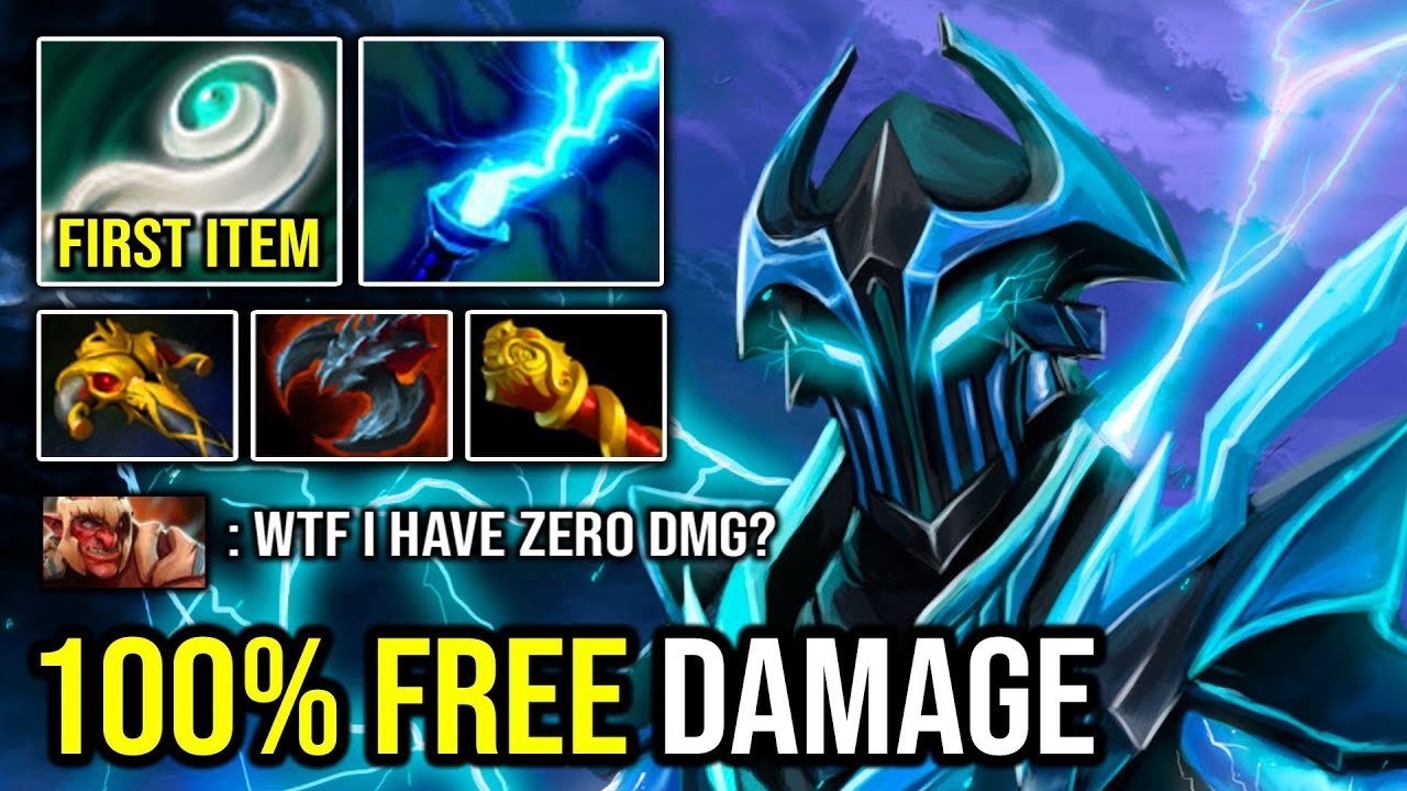 100% FREE DAMAGE First Item Eul's Razor MID Crazy Steroid Buff Deleted Cancer Heroes with Zero Death