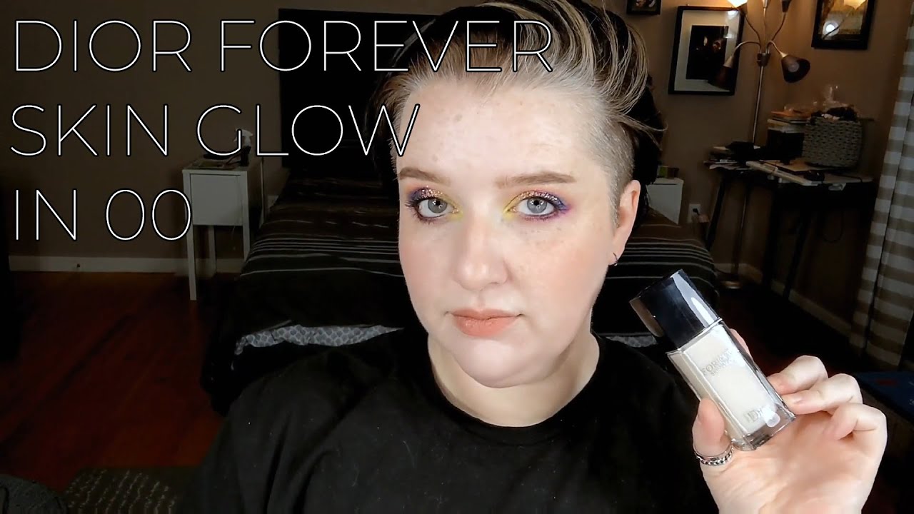 Dior Forever Skin Glow in 00 Quick Demo | over40, pale skin - YouTube