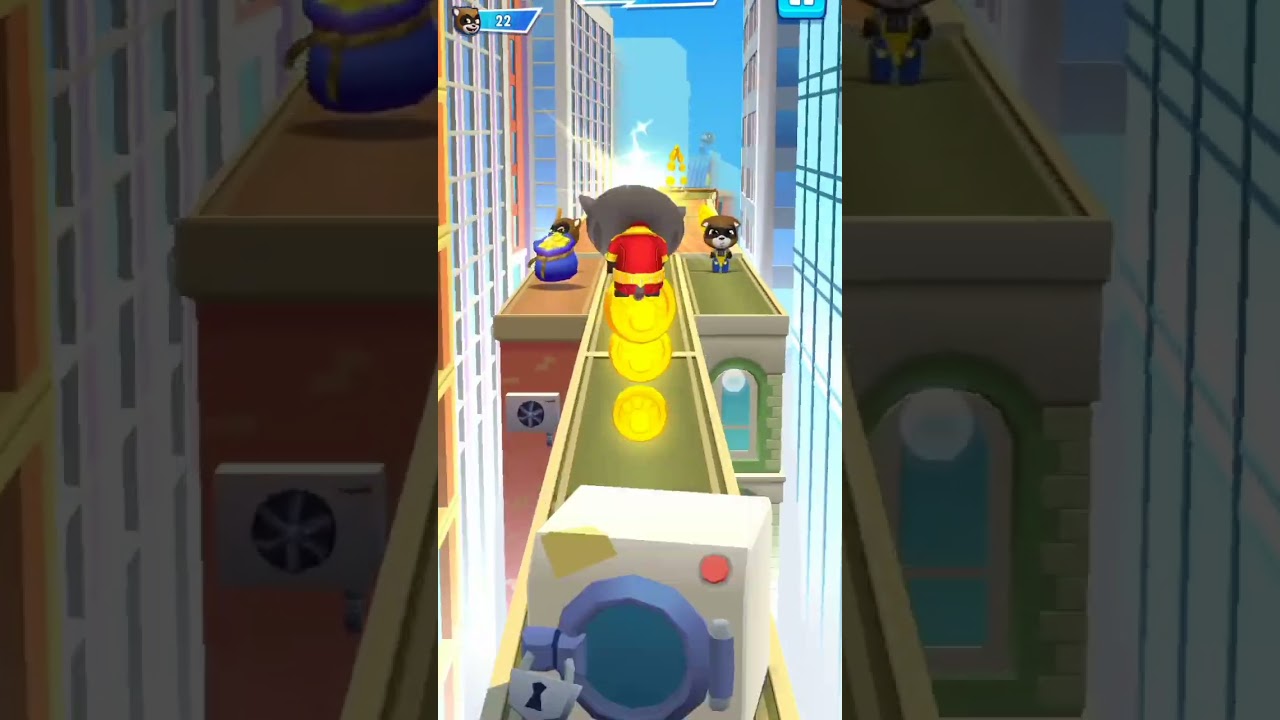 Talking Tom Hero Dash Game 