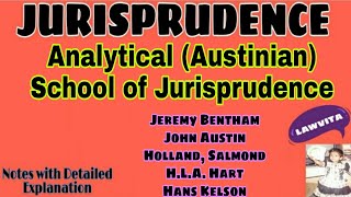 Jurisprudence lecture- Analytical/Austinian School of Jurisprudence full lecture with notes