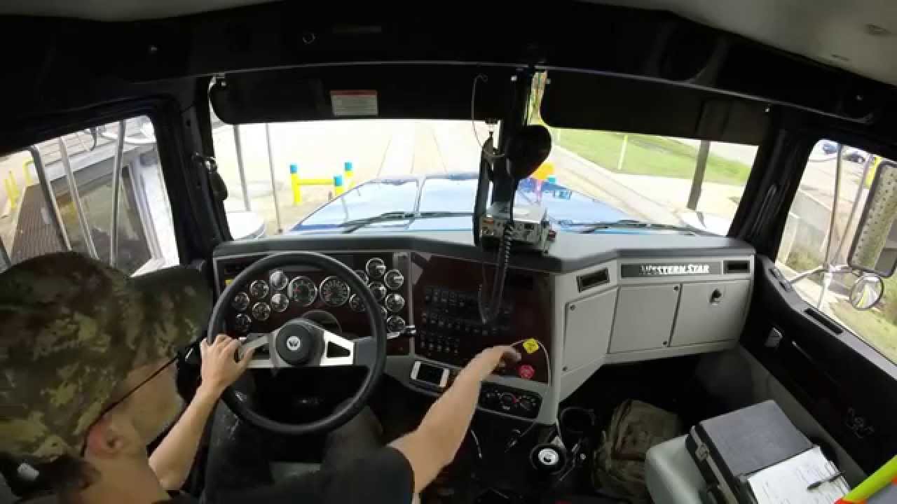 A day in A log truck.