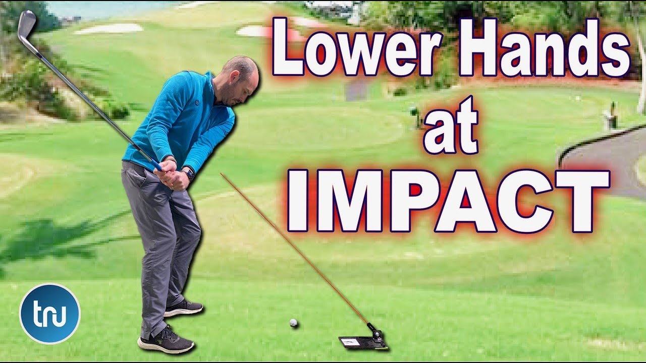 GET YOUR HANDS LOWER AT IMPACT TO NAIL YOUR STRIKE