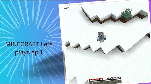 Minecraft Let’s Play EP 1 — A Fresh Start 🕊️