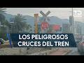Plumas inservibles y cruces a oscuras: El peligro del tren en Monterrey