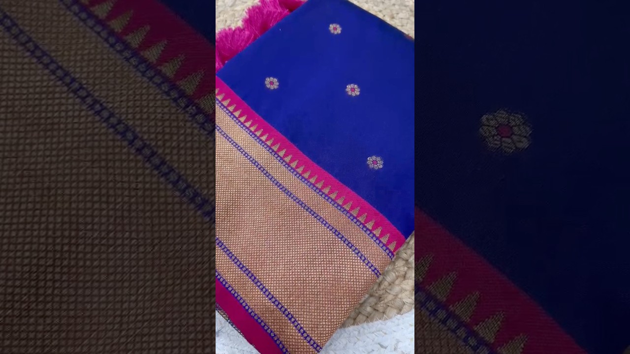Soft Silk Meenkari Hansraj Paithani Saree