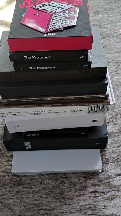 My small album collection🥹 #bts #btsalbum #btscollection  #btsmerch #kpop #kpopcollection #btsarmy