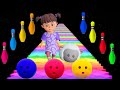 Bowling ball animation  mary had a little lamb rhymes and song for kids  kutty kids tv