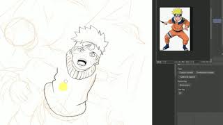 Drawing Young Naruto for Patreon