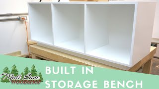 Modern Storage Benches This week I made modern storage benches for some friends of ours. They needed storage for their little girls toys. For more