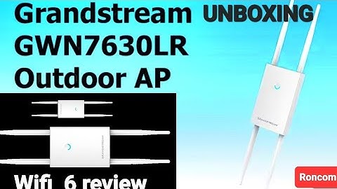 Grandstream Networks WiFi 6 GWN7630LR Access point unboxing and review for WiFi expansion 