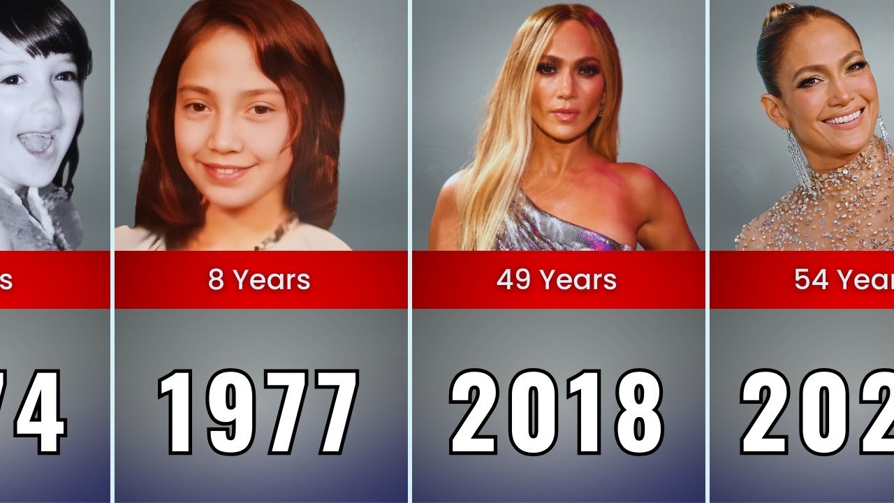 Jennifer Lopez Transformation from 1 to 54 years old🌟Then and Now Comparison