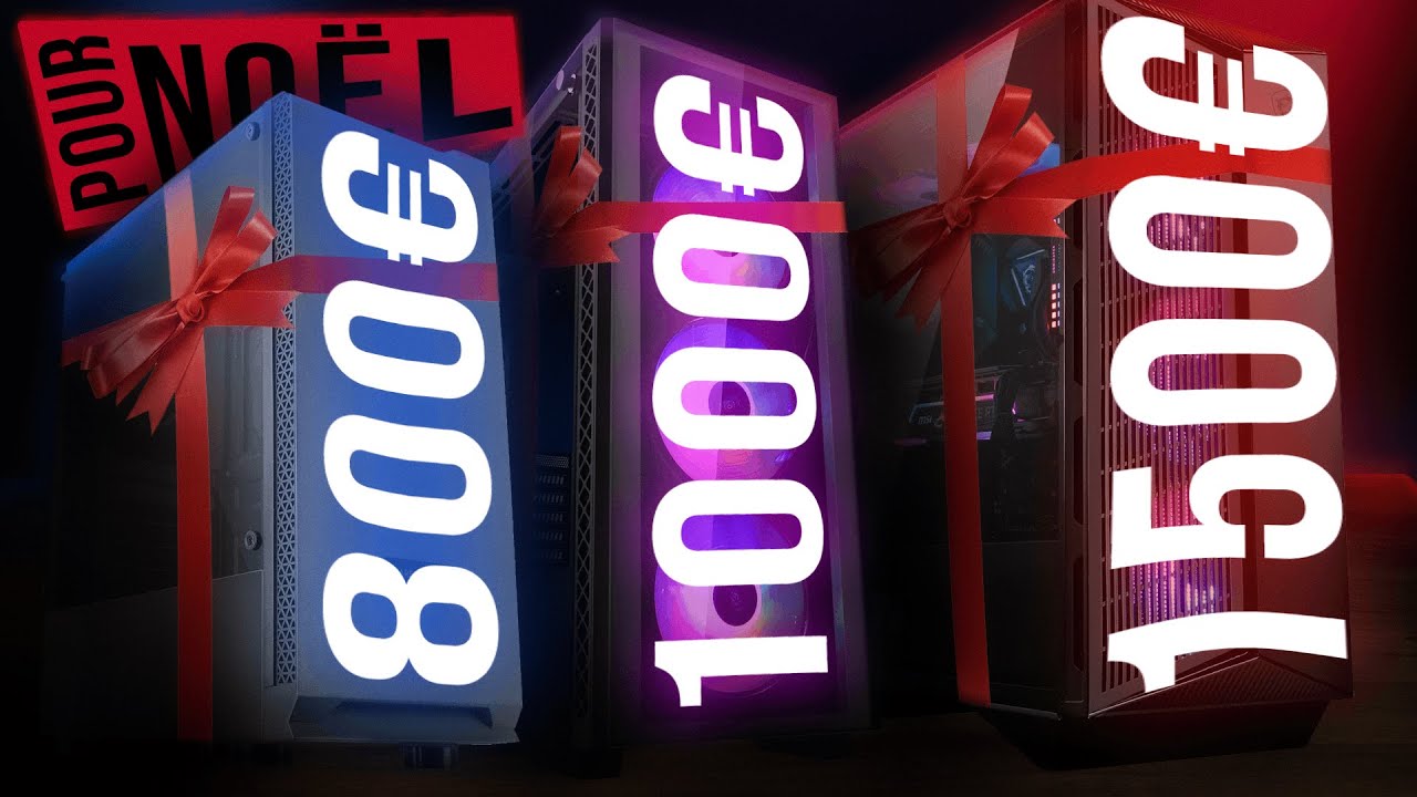 TOP 3 : PC GAMER NOEL PAS CHER (Config 600€ à 1500€) 