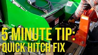 LEARN THIS INCREDIBLY SIMPLE FIX FOR YOUR QUICK HITCH.  ‍ ‍