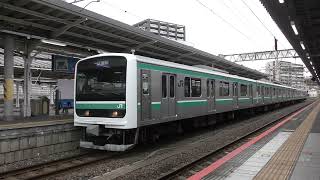 試9720M E501系 K753編成 水戸駅到着