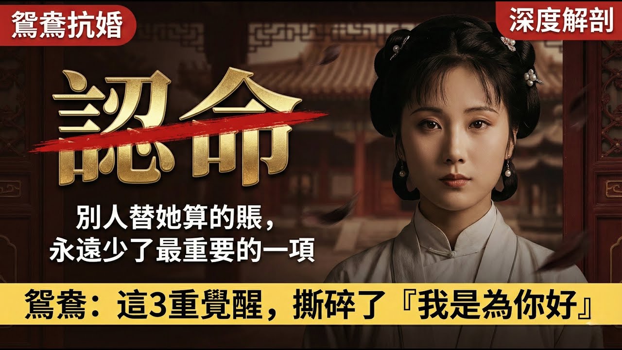 曹雪芹為什麼要寫鴛鴦抗婚？一把剪刀背後，藏著我們最不敢面對的真相｜萬字精讀《紅樓夢》