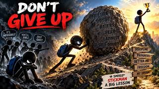 The Stickman Who Never Gave Up | A Powerful Story About Failure & Success📝