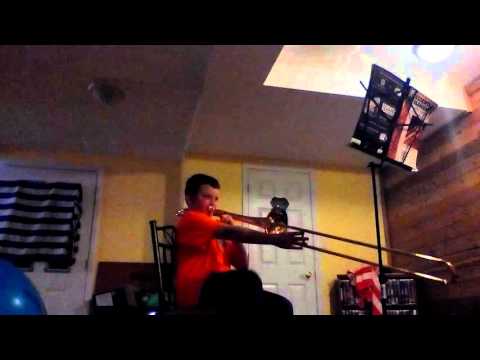 Me playing my trombone
