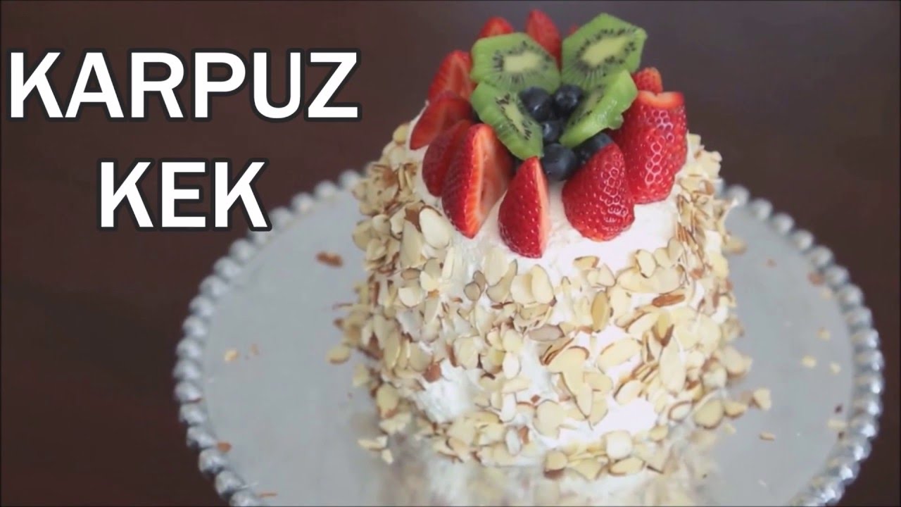 Pişirilmeden Yapılan Sağlıklı Karpuz kek YouTube