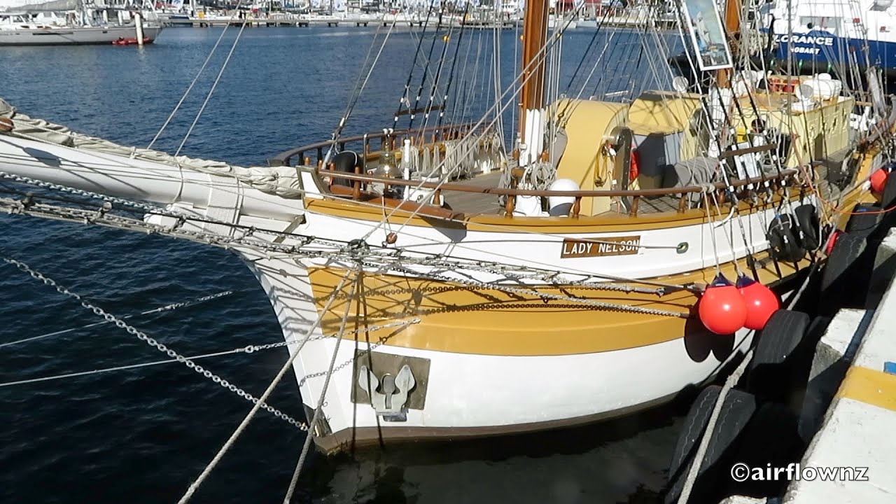 Lady Nelson Sailing Ship Hobart Tasmania 2019 YouTube
