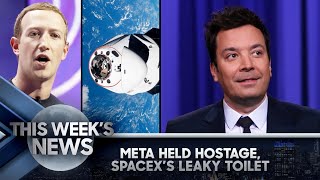 Facebook’s New Name Held Hostage, SpaceX’s Leaky Toilet: This Week’s News | The Tonight Show