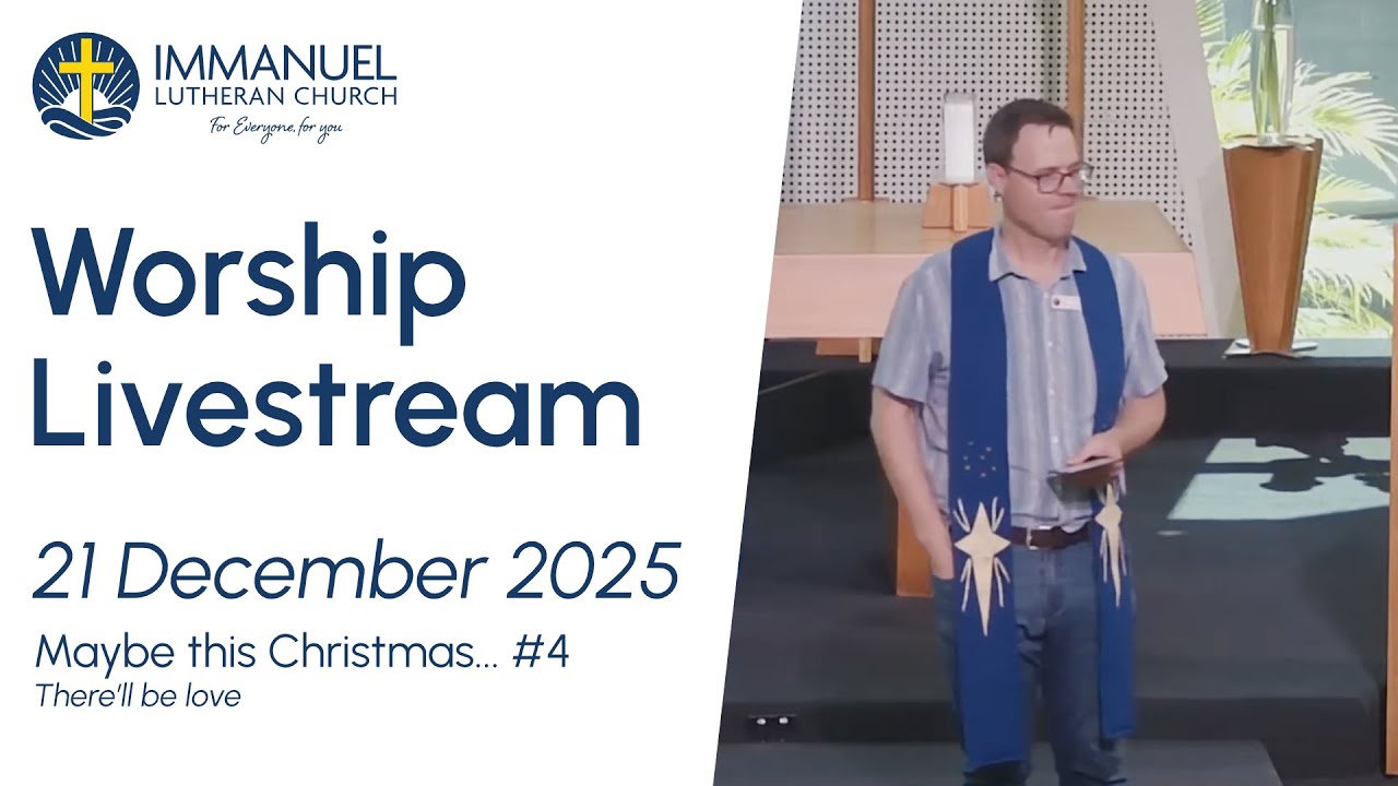Worship Livestream - Sunday 21st December 2025, 9:30am