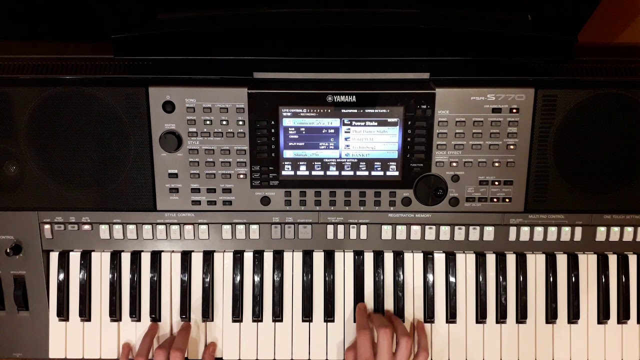 Składanka biesiada Yamaha Psr S-770