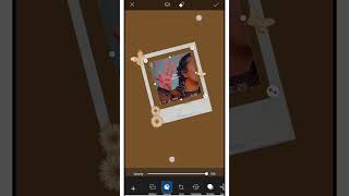 How to edit Aesthetic photo frame in PicsArt ❣️🥰🌟🤩 // PicsArt editing // Be unique #shorts screenshot 1