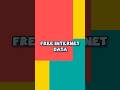 Free Internet Data In Any sim Without Recharge #shorts #short #freeinternet #freedatacode #ytshorts