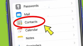 How To Manage Contact Settings in Apple iPhone 13 , 11 and 12 , X screenshot 5