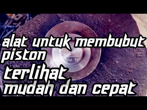alat bantu mesin bubut untuk membubut piston terlihat mudah - YouTube
