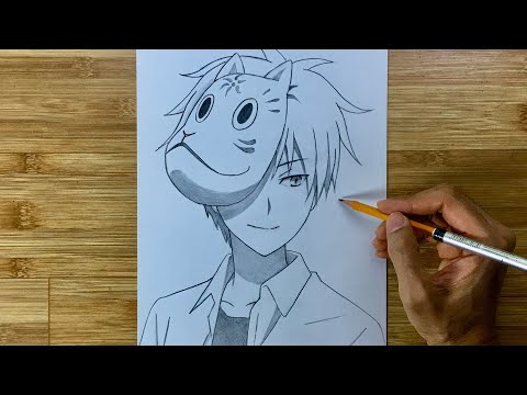 Drawing Simple Anime | How To Draw Gin Easy #356 | Cong Dan Art - Youtube