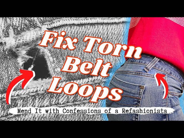 Fix it: Broken Jean Belt Loop