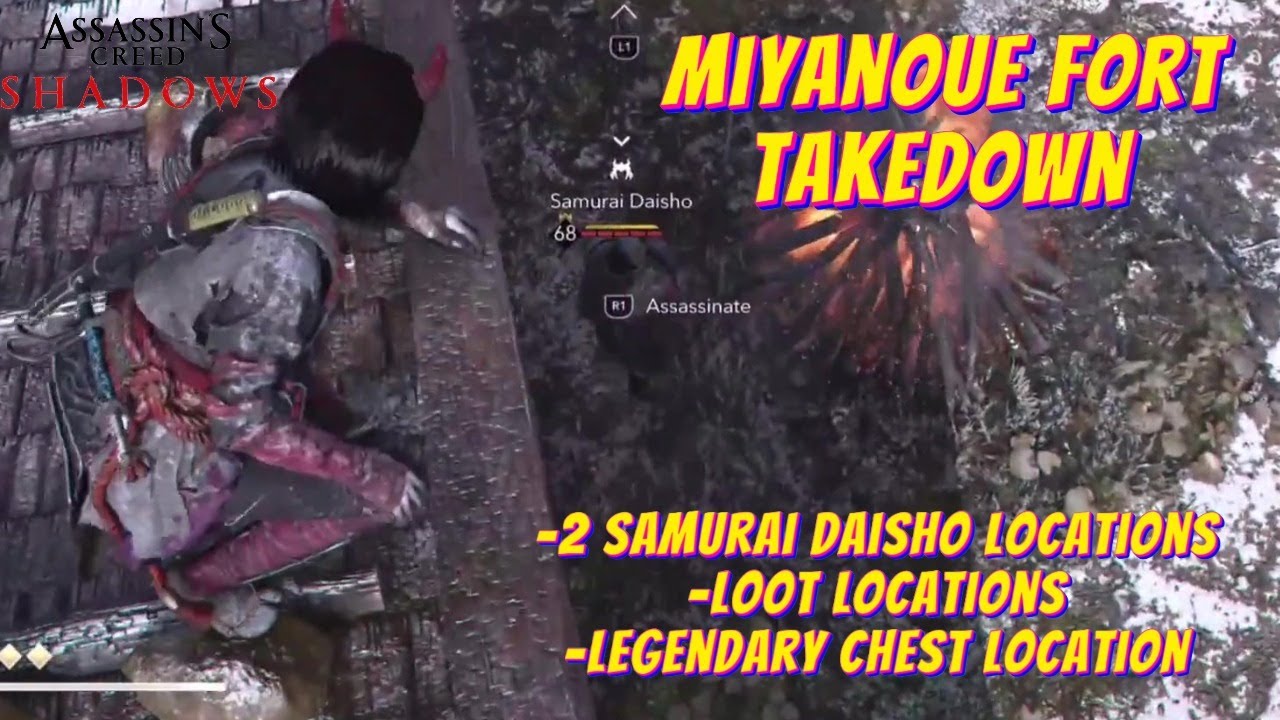 Miyanoue Fort Takedown  Assassin's Creed Shadows