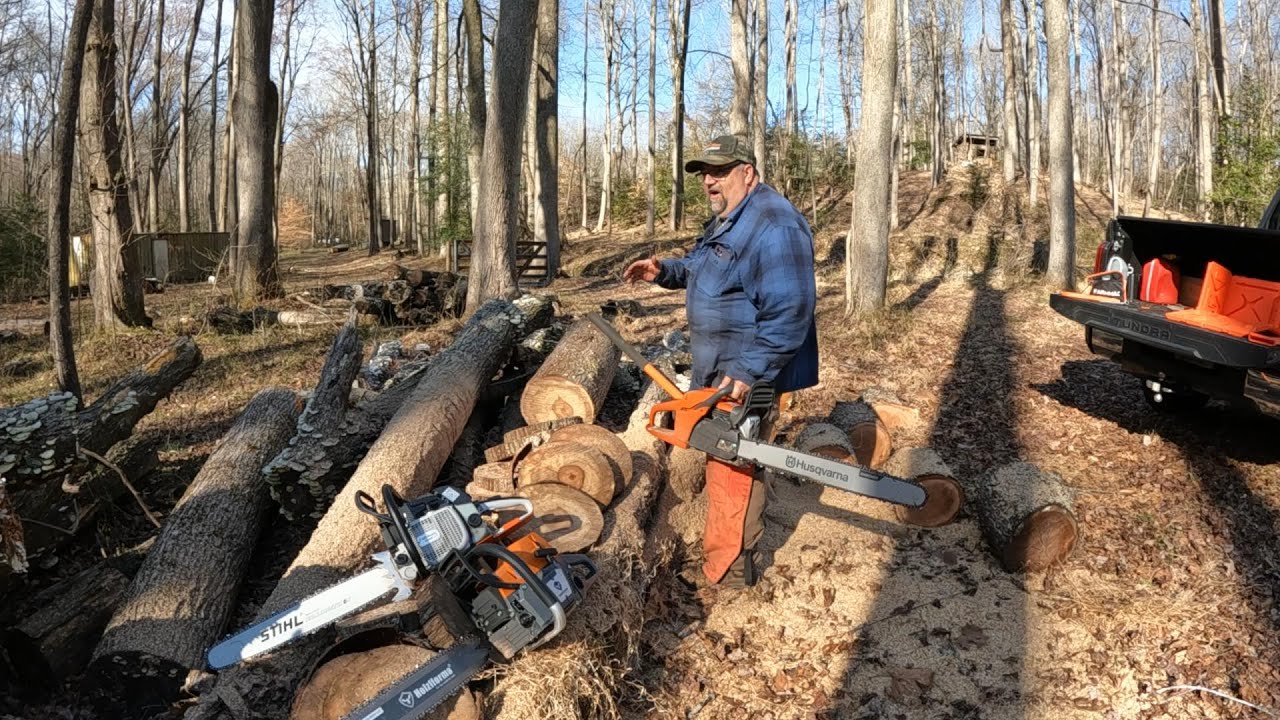 Halzfforma 372 xp vs Farmmac 380 70 cc chainsaw series testing