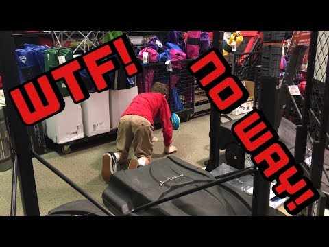 KID GOES INSANE!!! GETS KICKED OUT OF 2 STORES IN ONE DAY!!!