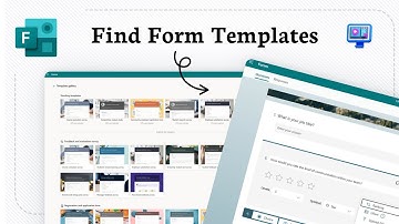 How to locate and use Templates in Microsoft Forms