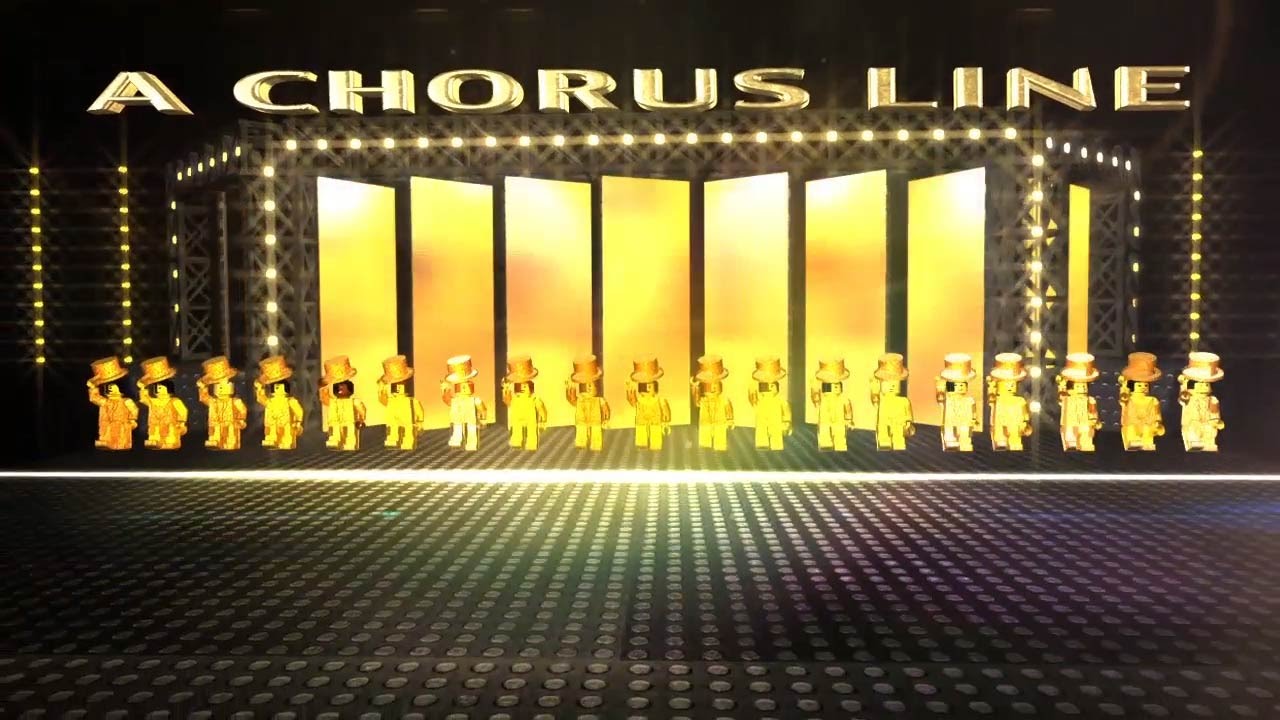 A Chorus Line in digital LEGO!