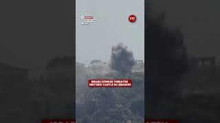 Smoke Rises Near Beaufort Castle After Israeli Strikes in Southern Lebanon