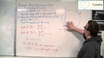 OCR MEI Core 1 9.11 Using Circle Theorem 1