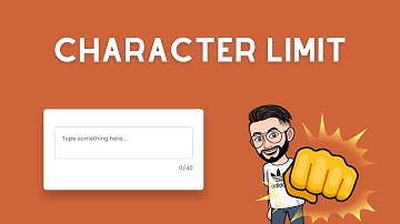 Character Limit | HTML CSS JS | Coding Room