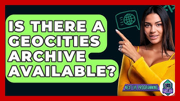Is There A GeoCities Archive Available? - Next LVL Programming