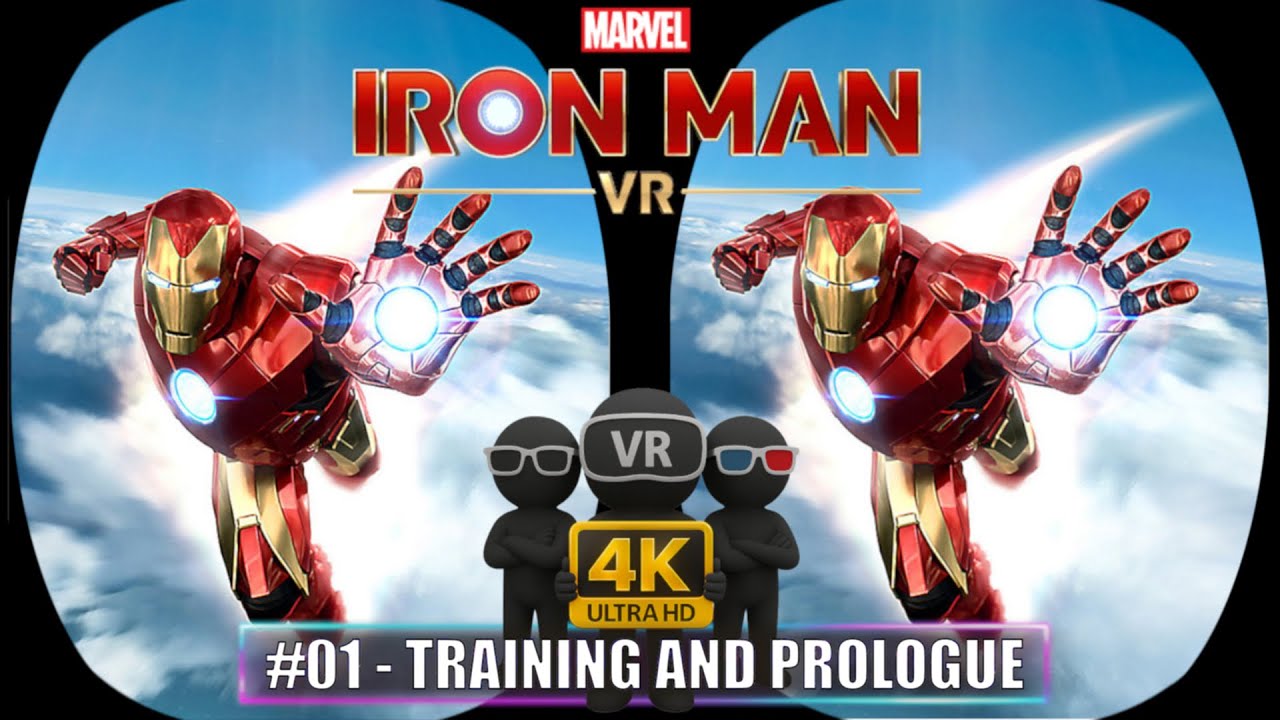 IRON MAN VR [#01 - Training and Prologue] YouTube 3D, SBS and Anaglyph