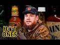 Luke Combs Feels A Heat Hurricane While Eating Spicy Wings Hot Ones mp3
