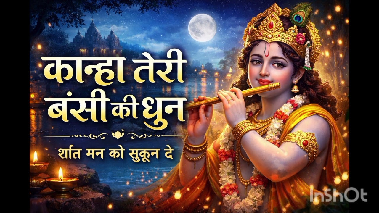 💙 कान्हा तेरी बंसी की धुन | Shree Krishna Bhajan | मन को शांति देने वाला भजन 🙏