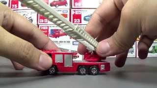 トミカ 108 日野はしご付消防車 Youtube